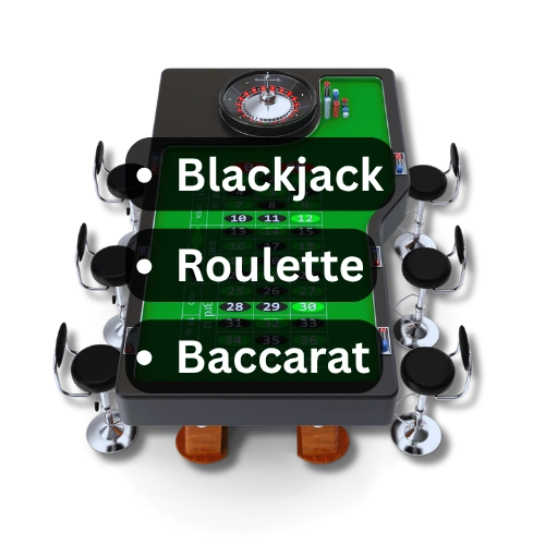 online casino table games