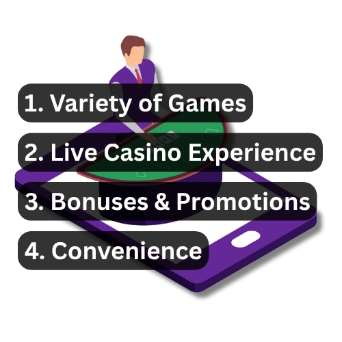 online casino why choose online casinos